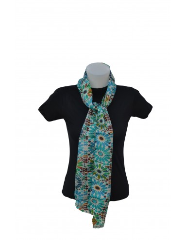 Silk foulard - Granada Mosaic design