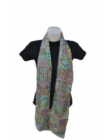 Silk foulard - Granada Mosaic design