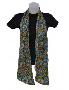 Foulard seda granada- Mosaicos Alhambra