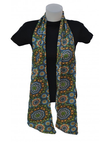 Silk foulard - Granada Mosaic design