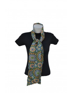Silk foulard - Granada Mosaic design 2