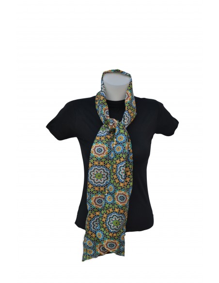 Silk foulard - Granada Mosaic design