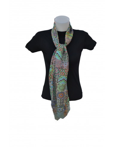Silk foulard - Granada Mosaic design