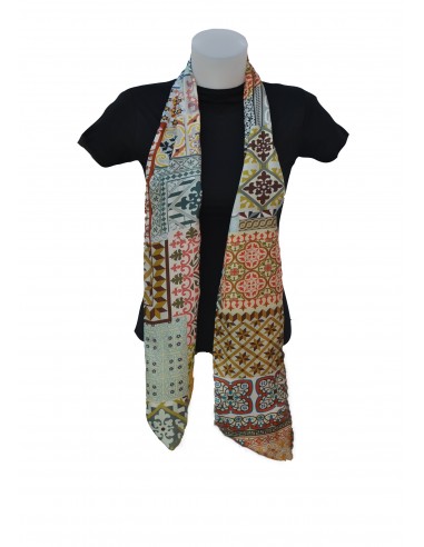 Silk foulard - Granada Mosaic design