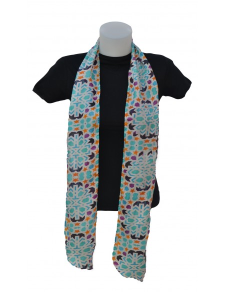 Silk foulard - Granada Mosaic design