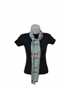 Silk foulard - Granada Mosaic design 2