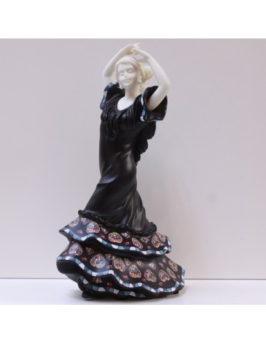 Small Sevillana flamenco dancer with...