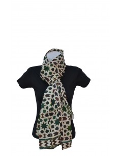 Pashmina seda granada