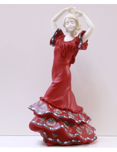 Small Sevillana flamenco dancer with...