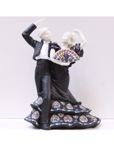Flamenco dancing pair - with decal -...