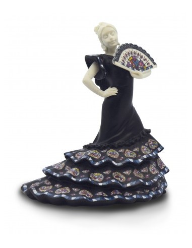 Sevillana flamenco dancer and fan...