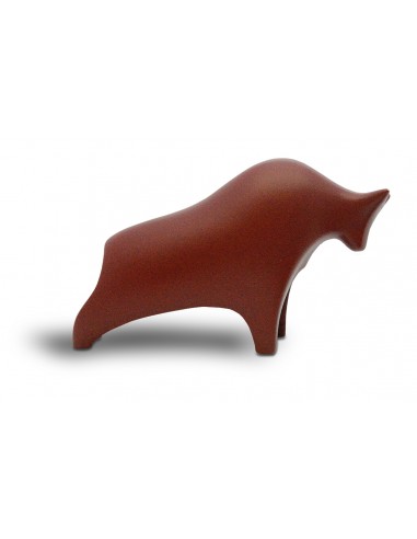 Altamira inspired red bull figurine -...