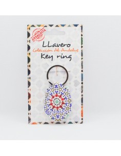 Llavero polipiel- Mosaicos Alhambra