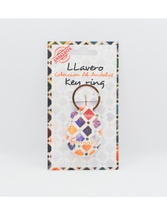 Llavero polipiel- Mosaicos Alhambra