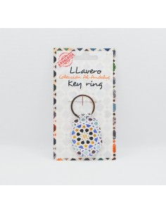 Llavero polipiel- Mosaicos Alhambra