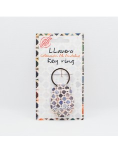 Llavero polipiel- Mosaicos Alhambra