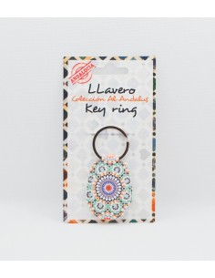 Llavero polipiel- Mosaicos Alhambra