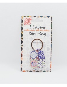 Llavero polipiel- Mosaicos Alhambra