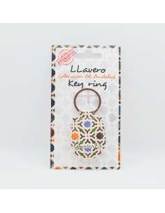 Llavero polipiel- Mosaicos Alhambra