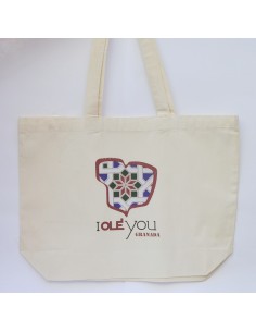 Bolsa de tela color nude