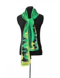 Silk foulard with Arabic Mosaic design - The Golden Room... 2