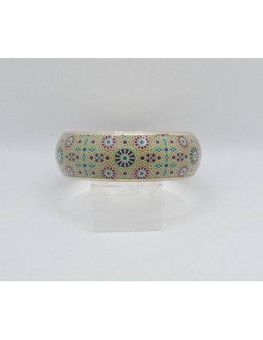 Large Bangle - Mosaic Design Zamak