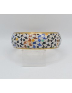 Large Bangle - Mosaic Design Zamak