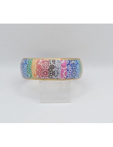 Large Bangle - Mosaic Design Zamak