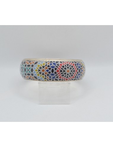 Large Bangle - Mosaic Design Zamak