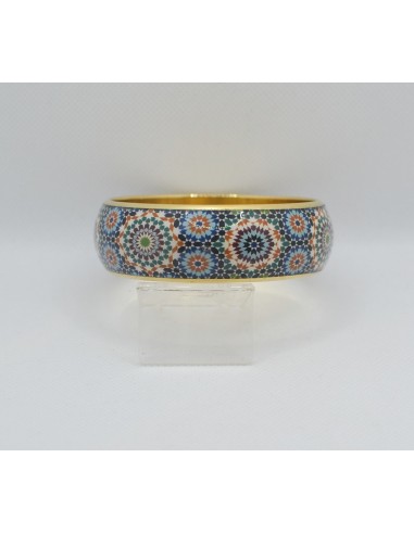 Large Bangle - Mosaic Design Zamak