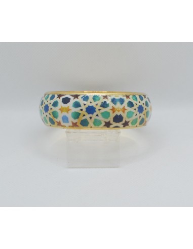 Large Bangle - Mosaic Design Zamak