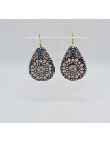 Large dangle teardrop earrings - The...
