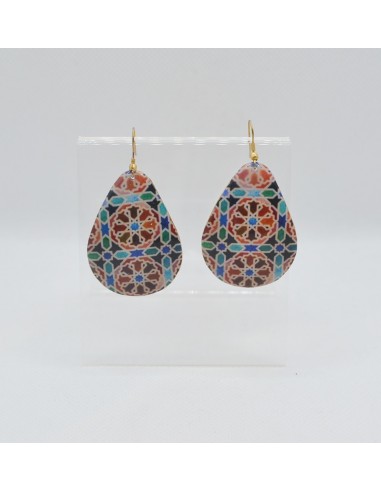 Large dangle teardrop earrings - The...