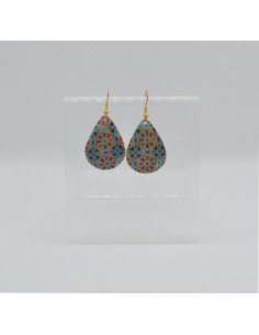 Small dangle teardrop earrings - The Mosaic Collection