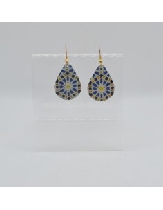 Small dangle teardrop earrings - The Mosaic Collection