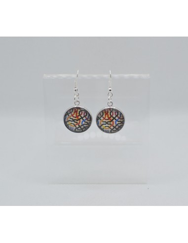 Small dangle circular earrings - The...