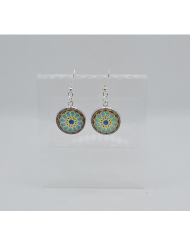Small dangle circular earrings - The...