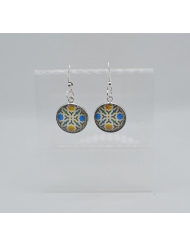 Small dangle circular earrings - The...
