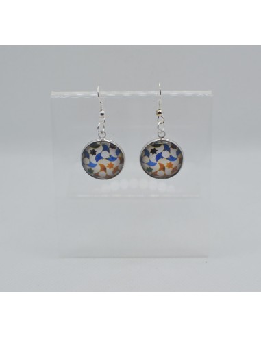 Small dangle circular earrings - The...