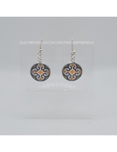 Small dangle circular earrings - The...