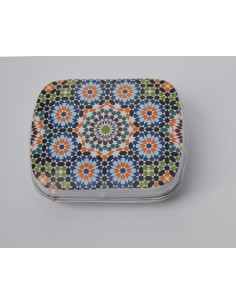 Pastillero/ Cajita Mentolados grandes- Mosaico Alhambra