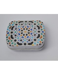 Pastillero/ Cajita Mentolados grandes- Mosaico Alhambra