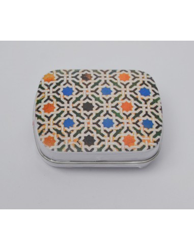 Pastillero/ Cajita Mentolados grandes- Mosaico Alhambra