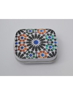 Pastillero/ Cajita Mentolados pequeños- Mosaico Alhambra
