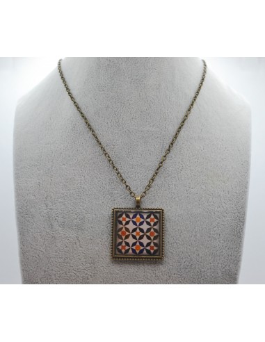 Square pendant necklace - The Mosaic...
