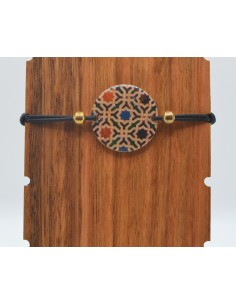 Elastic bracelet with pendant - Mosaic Design