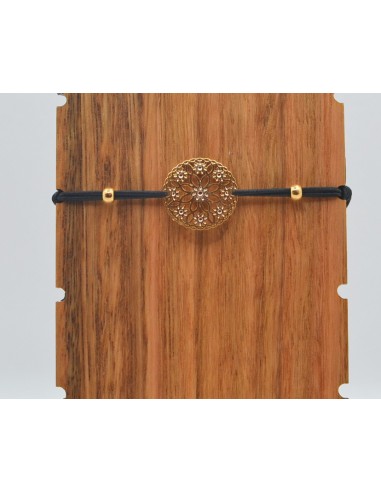 Elastic bracelet with steel design...