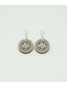 Pendientes de madera Camelia 2