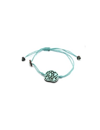 Wooden macramé design pendant...