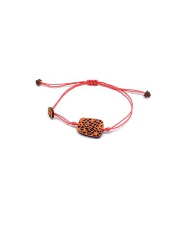 Wooden macramé design pendant...